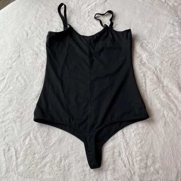 New Shaperex Tummy Control Thong Bodysuit Open Bust Shapewear 19912 - Picture 4 of 12